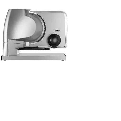 Unold 78826 rebanadora Eléctrico 100 W Negro, Plata Metal, Plástico