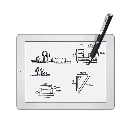 Hama | Active Fineline lápiz digital Negro - Lápiz para tablet (Tableta, Universal