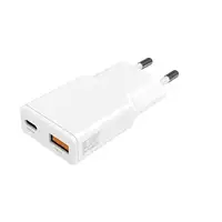 4smarts PDPlug Duos Slim Smartphone, Tableta Blanco Corriente alterna Carga rápida