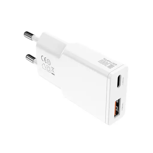 4smarts PDPlug Duos Slim Smartphone, Tableta Blanco Corriente alterna Carga rápida