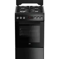 Cocina independiente encimera de gas 4 zone(s) horno eléctrico Negro FSE52321