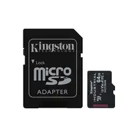 Kingston Technology Tarjeta 64GB microSDXC Industrial C10 A1 pSLC + adaptador SD