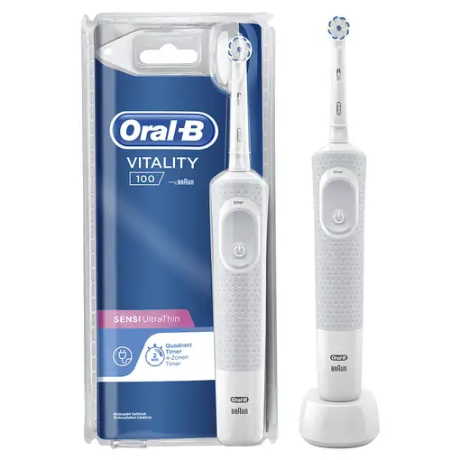 Oral-B Vitality 100 Ultrathin Adulto Cepillo dental oscilante Blanco Oral-B Vitality 100 Ultrathin Adulto Cepillo dental oscilante Blanco