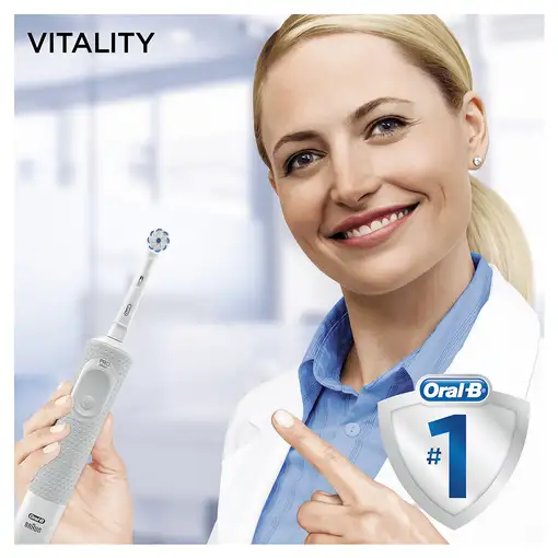 Oral-B Vitality 100 Ultrathin Adulto Cepillo dental oscilante Blanco
