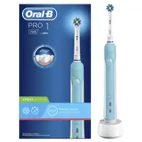 Oral-B PRO 700 CrossAction Adulto Cepillo dental oscilante Azul, Blanco Oral-B PRO 700 CrossAction Adulto Cepillo dental oscilante Azul, Blanco