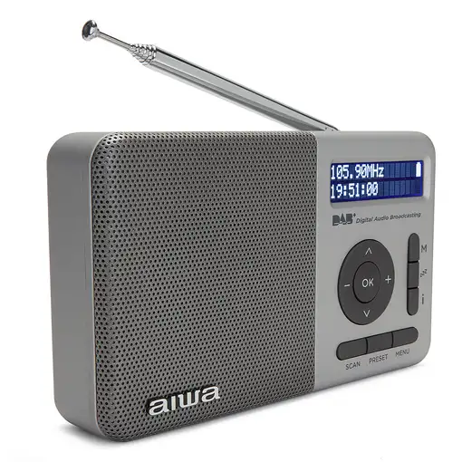 Aiwa RD-40DAB/SL radio Portátil Digital Plata