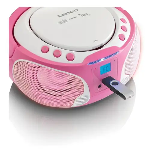 Lenco SCD-650 pink Portátil Rosa