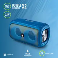 NGS ROLLER BEAST Altavoz portátil estéreo Azul 32 W