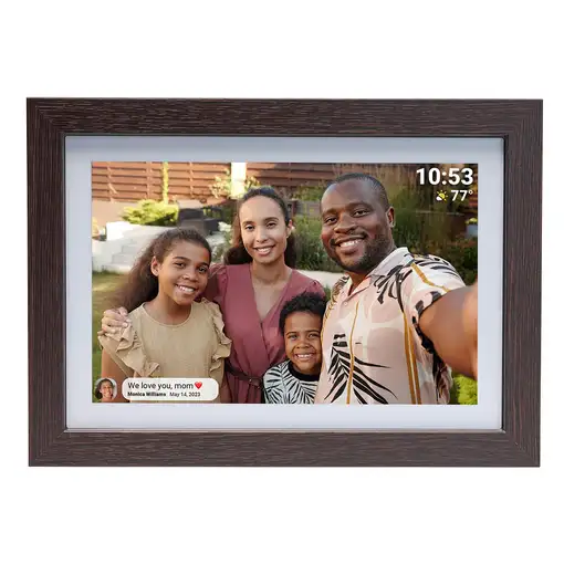 Denver PFF-1042DWMK2 marco fotográfico digital Madera 25,6 cm (10.1")