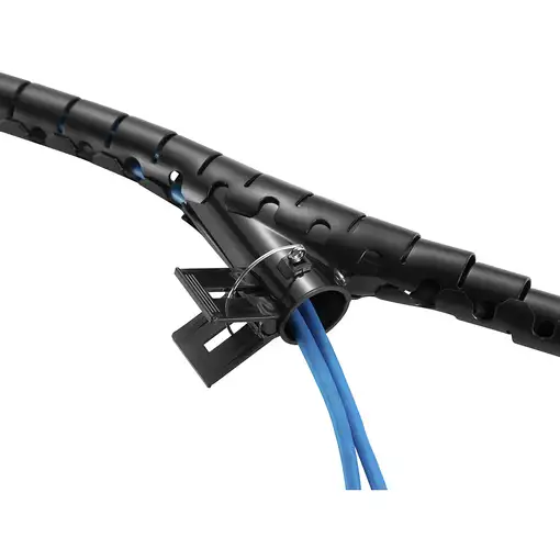 Equip 650867 organizador de cables Escritorio Pasacables Negro