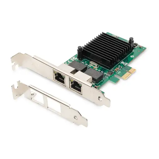 Digitus Tarjeta PCI Express Gigabit Ethernet dual, 2 puertos