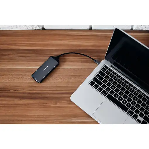 Canyon Hub DS-15 8en1 4k USB-C Gris oscuro
