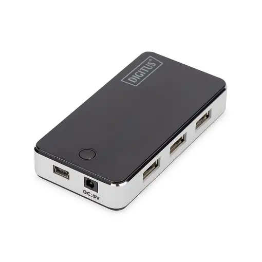 Digitus Concentrador USB 2.0 de 7 puertos