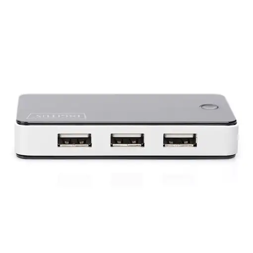 Digitus Concentrador USB 2.0 de 7 puertos