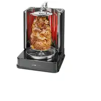 Clatronic DVG 3686 Parrilla Eléctrico Negro 1400 W