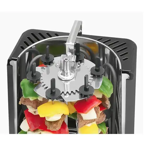 Clatronic DVG 3686 Parrilla Eléctrico Negro 1400 W