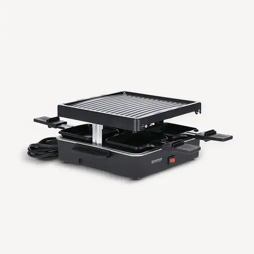 Severin RG 2370 parrilla de interior 4 personas(s) 600 W Negro