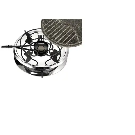 Unold 48726 parrilla de interior 8 personas(s) 1300 W Negro, Acero inoxidable