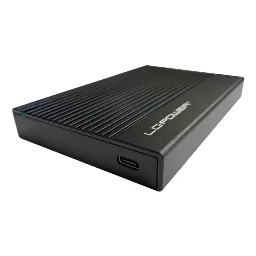 LC-Power LC-25U3-C caja para disco duro externo Carcasa de disco duro/SSD Negro