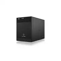 ICY BOX IB-3740-C31 Carcasa de disco duro/SSD Negro 2.5/3.5"