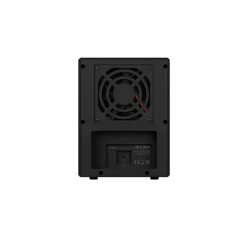 ICY BOX IB-3740-C31 Carcasa de disco duro/SSD Negro 2.5/3.5"