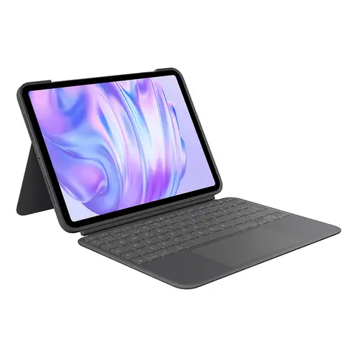 Logitech Combo Touch, Funda con Teclado, iPad Pro 11 Pulgadas (M4)(2024) - Teclado