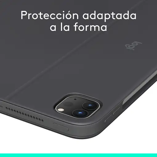 Logitech Combo Touch, Funda con Teclado, iPad Pro 11 Pulgadas (M4)(2024) - Teclado