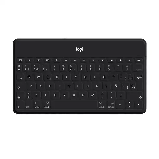 Logitech 920-006708 teclado para móvil QWERTY Español Bluetooth Negro, Blanco