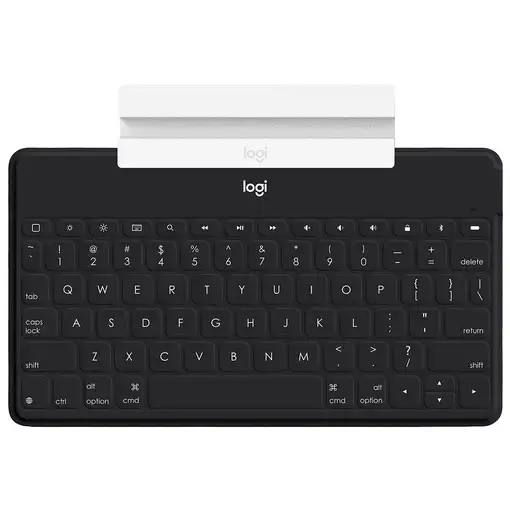 Logitech 920-006708 teclado para móvil QWERTY Español Bluetooth Negro, Blanco