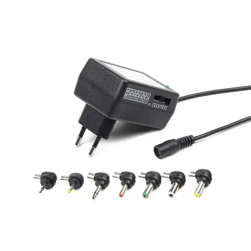 EnerGenie EG-MC-008 adaptador e inversor de corriente Interior 12 W Negro
