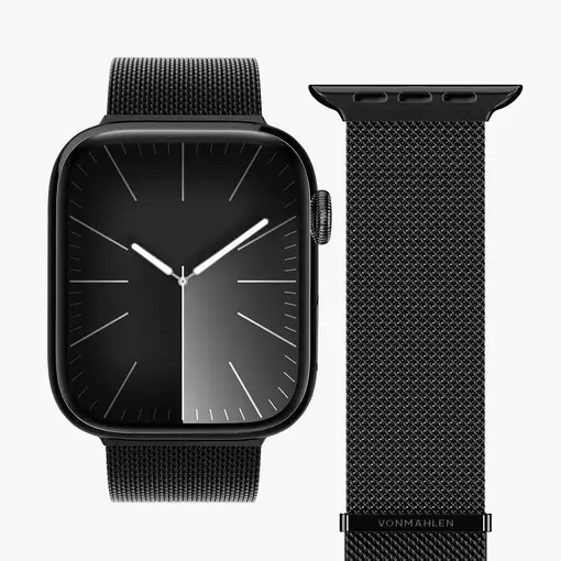 Vonmählen Milanese Loop 2 Correa Negro Acero inoxidable