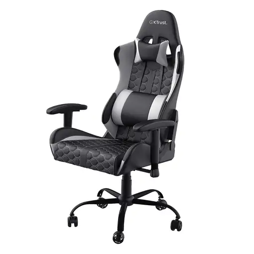 Trust GXT 708W Resto Silla para videojuegos universal Negro, Blanco