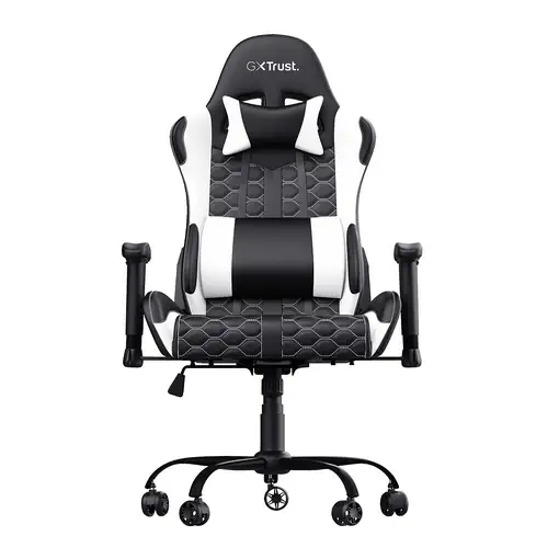 Trust GXT 708W Resto Silla para videojuegos universal Negro, Blanco