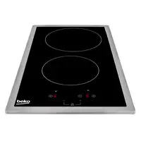 Beko HDMC32400TX hobs Acero inoxidable Integrado 30 cm Cerámico 2 zona(s)