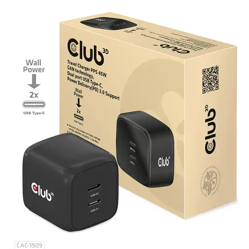 CLUB3D CAC-1909EU cargador de dispositivo móvil