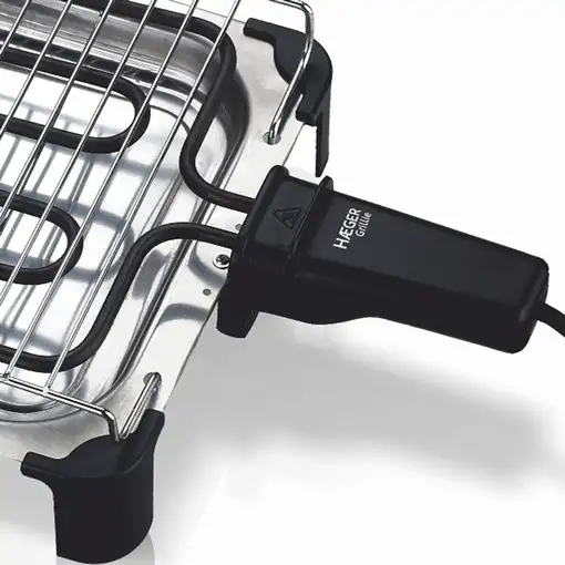 Haeger Grillie Independiente 2000 W Acero inoxidable