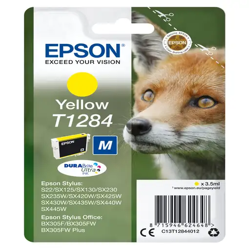 Epson Fox Cartucho T1284 amarillo