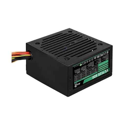 Aerocool VX PLUS 600 unidad de fuente de alimentación 600 W 20+4 pin ATX ATX Negro
