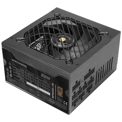 Mars Gaming MPB850SIM unidad de fuente de alimentación 850 W 24-pin ATX ATX Negro