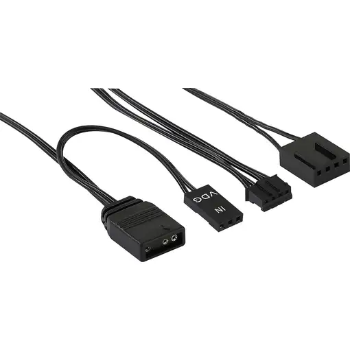 Aerocool DUO12PRO Kit 3xVentilador 12cm ARGB LED Dual Ring Antivibración Negro