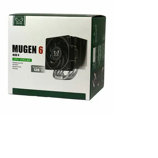 Scythe Mugen 6 Procesador Ventilador 12 cm Negro, Plata