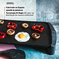 Plancha de cocina eléctrica JATA GR555A de 46 x 28 cm. Fabricada en España