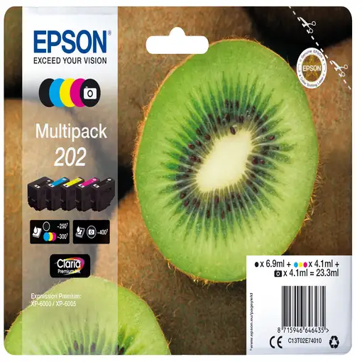 Epson Kiwi Multipack 5-colours 202 Claria Premium Ink