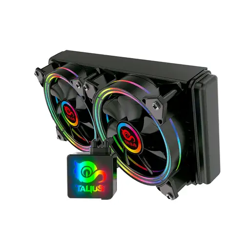 TALIUS Skadi-240 RGB Procesador Set de refrigeración 12 cm Negro