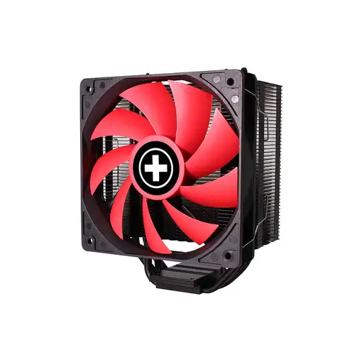 Xilence M704 Procesador Enfriador 12 cm Negro, Rojo