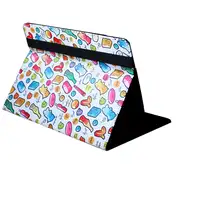 SilverHT Funda Universal Estampada 9"-11" Cool Candy blanco puntos azules