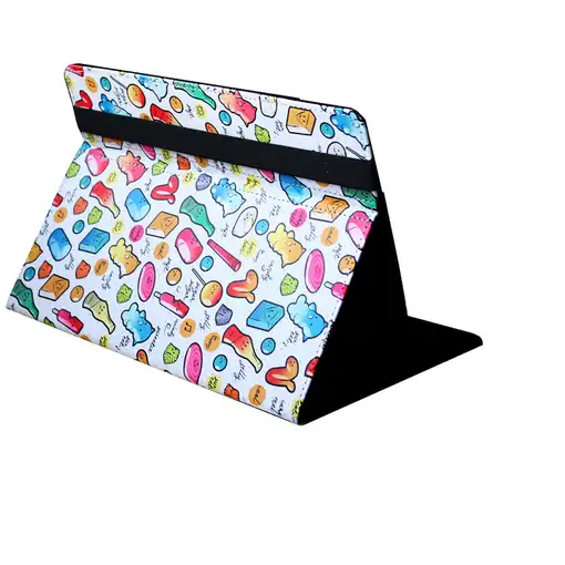 SilverHT Funda Universal Estampada 9"-11" Cool Candy blanco puntos azules