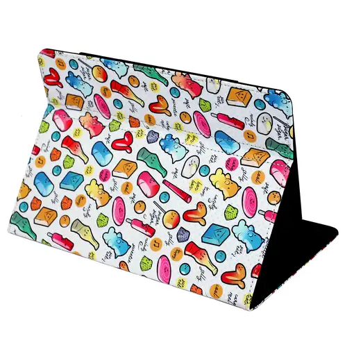 SilverHT Funda Universal Estampada 9"-11" Cool Candy blanco puntos azules