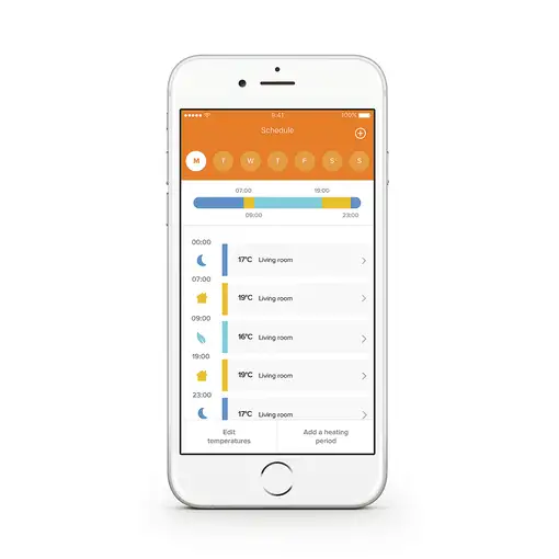 Netatmo Thermostat termoestato RF Translúcido, Blanco