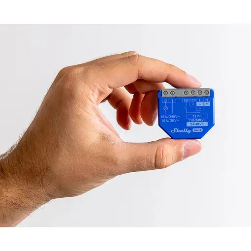 Shelly 1 Gen4 Interruptor inteligente Azul